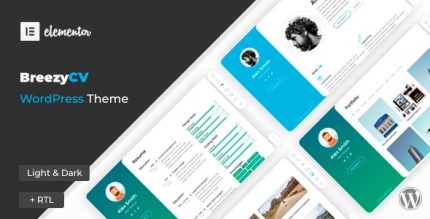 BreezyCV - CV/Resume WordPress Theme