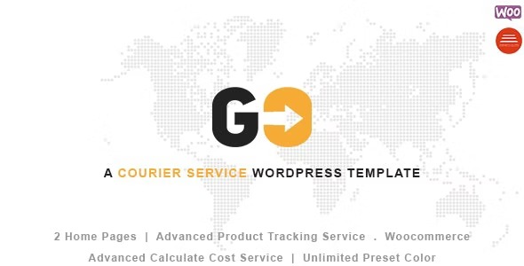 GO Courier 2.5.8 – Delivery Transport WordPress Theme