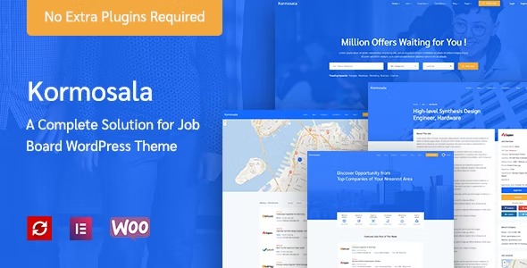 Kormosala 1.0.66 – Job Board WordPress Theme