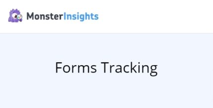 MonsterInsights Forms Tracking