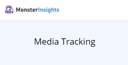 MonsterInsights Media Tracking
