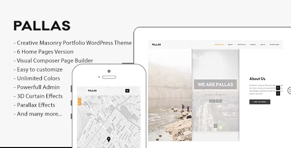 Pallas 1.9.6 – Creative Multi-Purpose WordPress Theme
