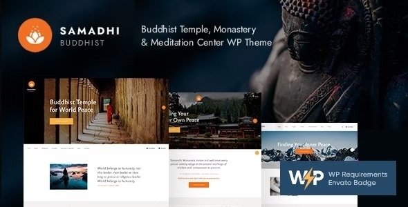 Samadhi 1.0.15 – Oriental Buddhist Temple WordPress Theme