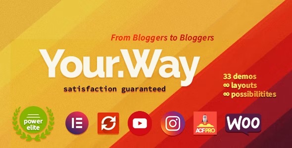 YourWay 1.2.10 – Multi-Concept Blog WordPress Theme