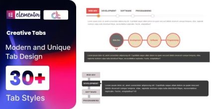 Creative Tabs - addon for elementor