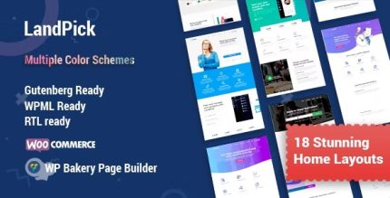 Landpick - Multipurpose Apps Landing Page TemplateTheme