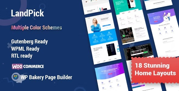 Landpick - Multipurpose Apps Landing Page TemplateTheme