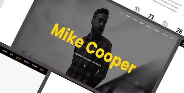 Mini - Personal Portfolio WordPress Theme