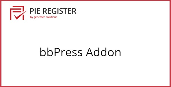 Pie Register bbPress Addon