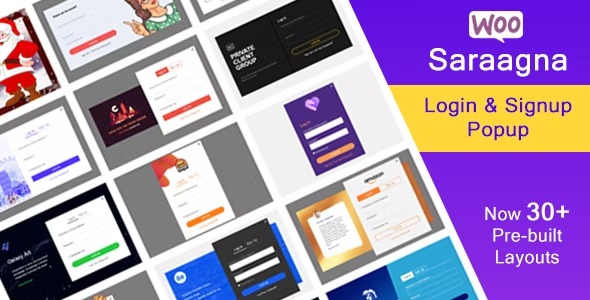 Saraggna WooCommerce Login Registration Popup Plugin