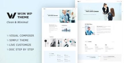 WON - Creative Minimal WordPress Theme