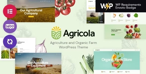 Agricola 1.23.0 – Agriculture and Organic Farm WordPress Theme