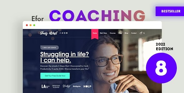 Efor 13.2.0 – Coaching & Online Courses WordPress Theme