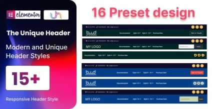 Elementor Header - Addon For WordPress