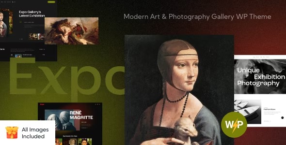 Expo 1.26.0 – Modern Art & Photography Gallery WordPress Theme
