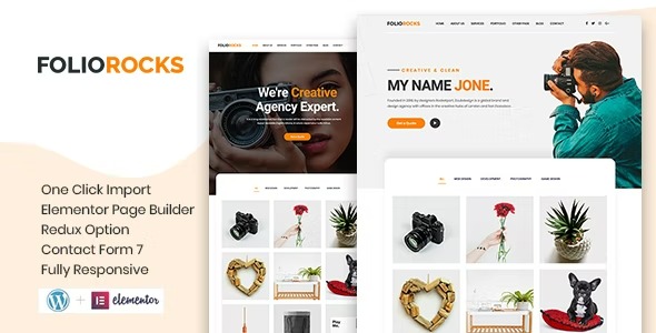 Foliorocks 1.0.0 – Minimal Portfolio WordPress Theme