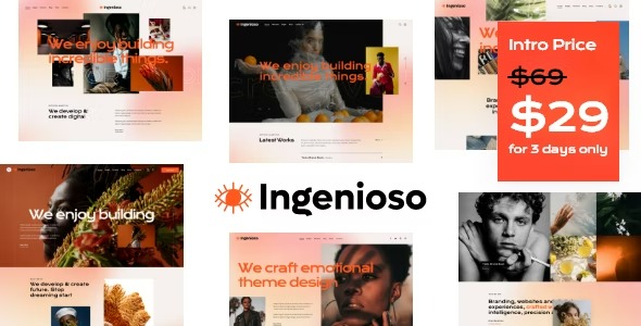 Ingenioso 1.18.0 – Creative WordPress Theme