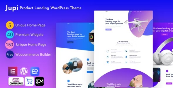 Jupi 3.3.0 – Product Landing WordPress Theme