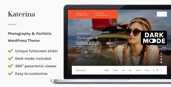 Katerina 1.0.6 – Photography & Portfolio WordPress Theme