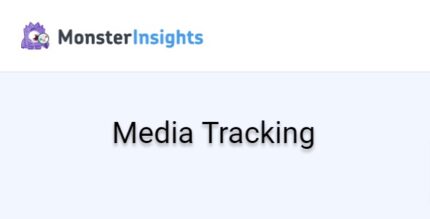 MonsterInsights Media Tracking