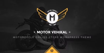 Motor Vehikal - Motorcycle Online Store WordPress Theme