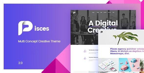 Pisces 2.7.0 – Multi Concept Creative Theme