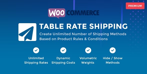 WooCommerce Table Rate Shipping 1.4