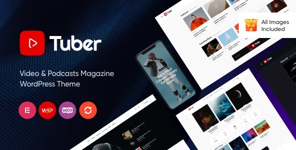 Tuber 1.20.0 – Video Blog & Podcast WordPress Theme