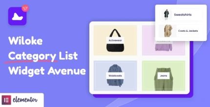 Wiloke Categories List Avenue Widget - for Elementor