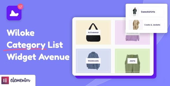 Wiloke Categories List Avenue Widget 1.0.20 – for Elementor