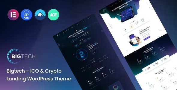 Bigtech - ICO & Crypto Landing React Nextjs Template