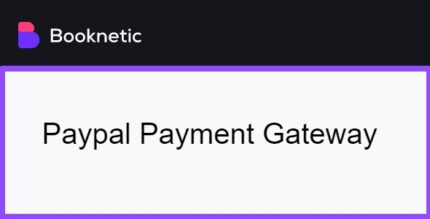 Paypal payment gateway for Booknetic