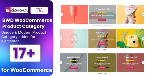 BWD WooCommerce Product Category Carousel For Elementor 2.6