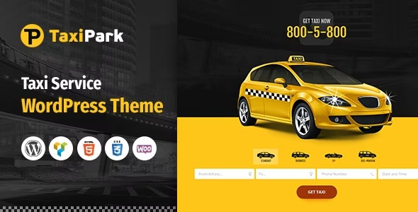 TaxiPark 1.6.8 – Taxi Cab Service Company WordPress Theme