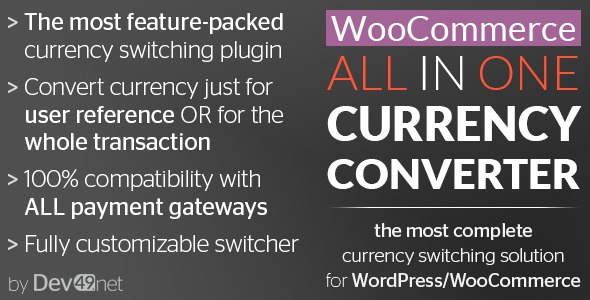 WooCommerce All in One Currency Converter