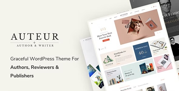 Auteur 8.6 – WordPress Theme for Authors and Publishers