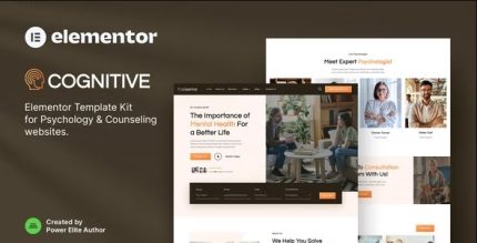 Cognitive - Psychology & Counseling Elementor Template Kit
