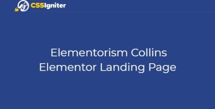 Elementorism Collins Elementor Landing Page