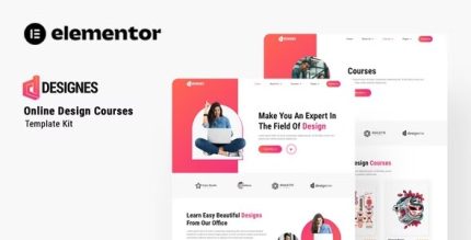 Designes - Online Design Course Elementor Template Kit