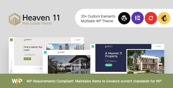 Heaven11 1.1.1 – Property & Apartment Real Estate WordPress Theme