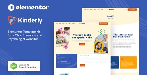Kinderly 1.0.0 – Child Therapist & Psychologist FSE WordPress Theme