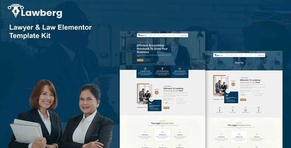 Lawberg 20250603 – Lawyer & Legal Firm Elementor Template Kit