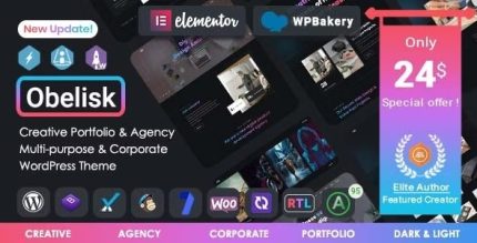 Obelisk - Agency Portfolio & Creative WordPress Theme