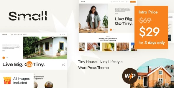 Small 1.1.2.0 – Tiny House Living Lifestyle WordPress Theme