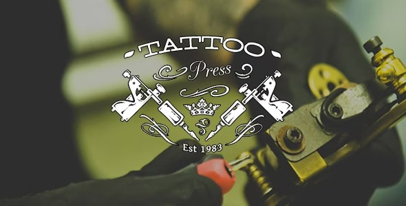TattooPress 3.7.41 – A WordPress Theme for Ink Artists