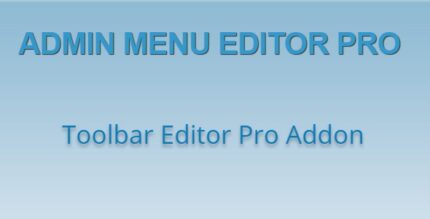 WordPress Toolbar Editor Pro Addon