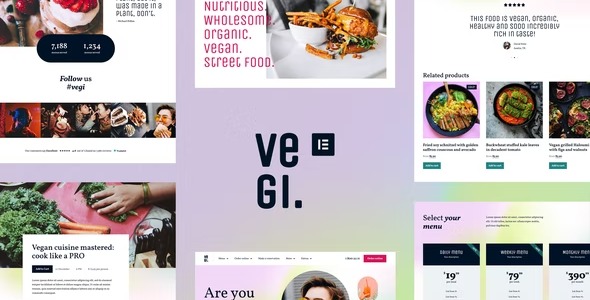 Vegi 20250325 – Vegan Street Food Restaurant & Takeaway Elementor Template Kit