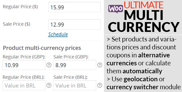 WooCommerce Ultimate Multi Currency Suite