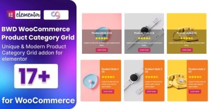BWD WooCommerce Product Category Grid Addon For Elementor