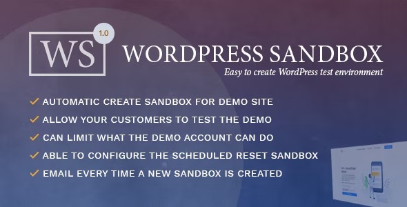WordPress Sandbox 1.0.4 – Easy To Create a Test Environment